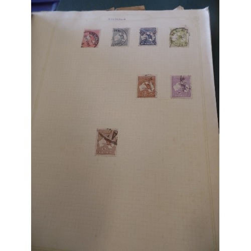 281 - 6 ALBUMS OF STAMPS AND ONE OF FIRST DAY COVERS