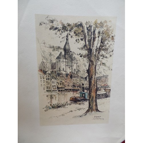 153 - PICTURES AND PRINTS INCLUDING WATERCOLOURS,  ANTOINE WATTEAU'S 