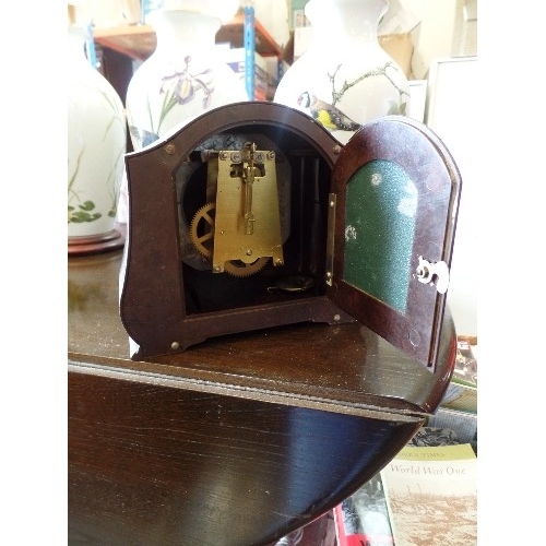 359 - VINTAGE BAKELITE MANTLE CLOCK BY SMITHS-ENFIELD.