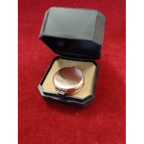 45 - A 9CT GOLD WATCH CASE MARKED 