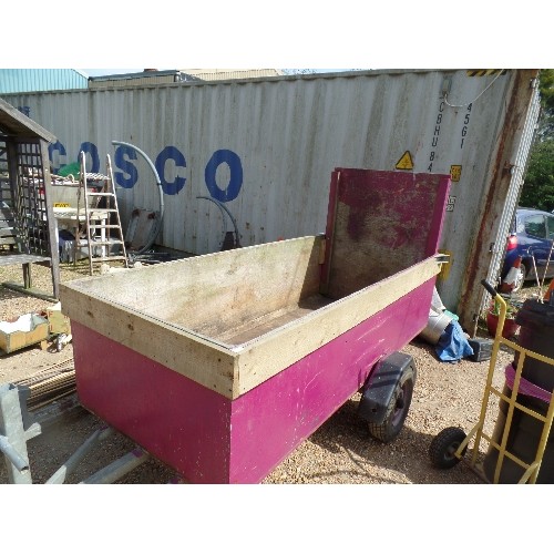 550 - STANDARD TRAILER WITH NUMBER PLATE BOARD AND CABLE REAR RAMP CONSTRUCTION 3/4 PLY VERY SOLID INTERNA... 