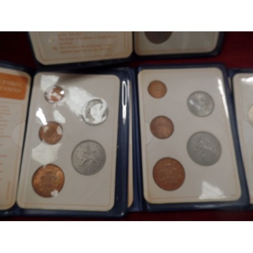 29A - FIVE SETS OF BRITAIN'S FIRST DECIMAL COINS