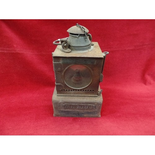 124 - EARLY 20TH CENTURY RAILWAY LAMP BY THE 