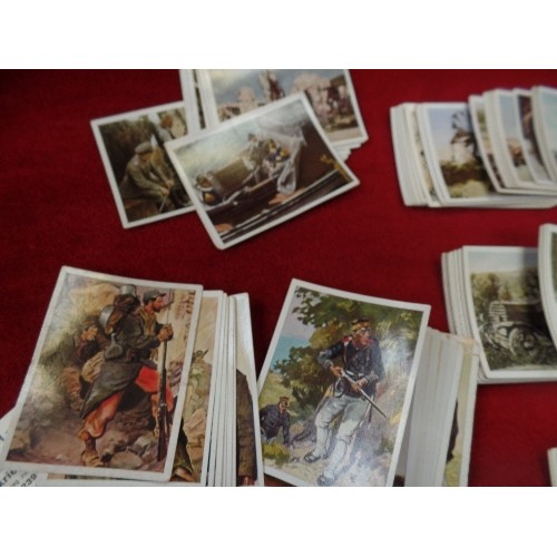 134 - COLLECTION OF VINTAGE GERMAN WW1 ERA CIGARETTE CARDS, MANY BY ALVA DER WELTKRIEG - SEVERAL HUNDRED I... 