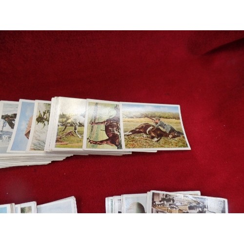 135 - COLLECTION OF VINTAGE GERMAN WW1 ERA CIGARETTE CARDS, MANY BY ALVA DER WELTKRIEG - SEVERAL HUNDRED I... 