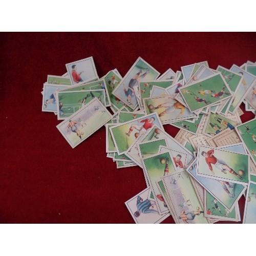 136 - COLLECTION OF VINTAGE CHINESE FOOTBALL CIGARETTE CARDS - OVER 100 IN TOTAL