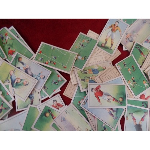 136 - COLLECTION OF VINTAGE CHINESE FOOTBALL CIGARETTE CARDS - OVER 100 IN TOTAL