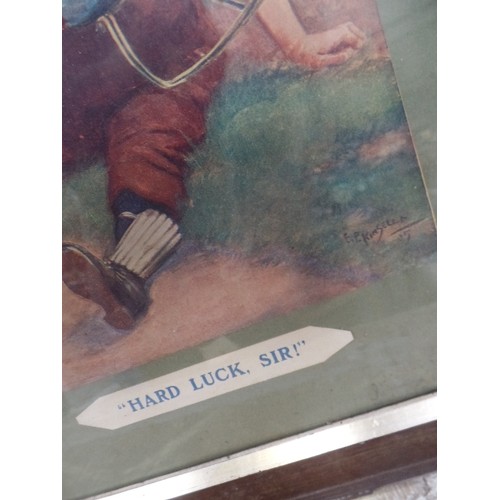 160 - EDWARDIAN CRICKET PRINT 