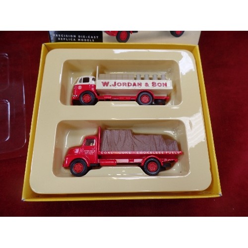 239 - VANGUARDS 1:64 SCALE JORDAN'S DELOIVERY TRUCKS, LIMITED EDITION PRECISION DIE-CAST - IMMACULATE COND... 