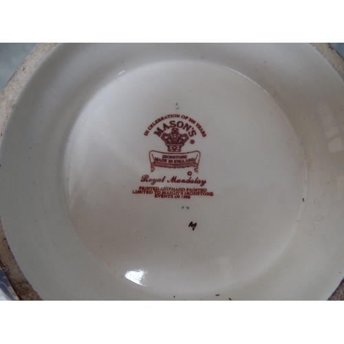 192C - MASONS ROYAL MANDALAY BOWL - 20CM DIA