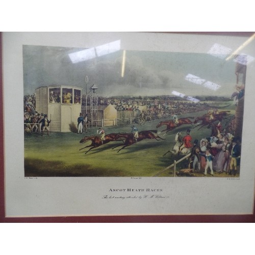 148 - TWO REPRODUCTION FRAMED EQUESTRIAN PRINTS, 