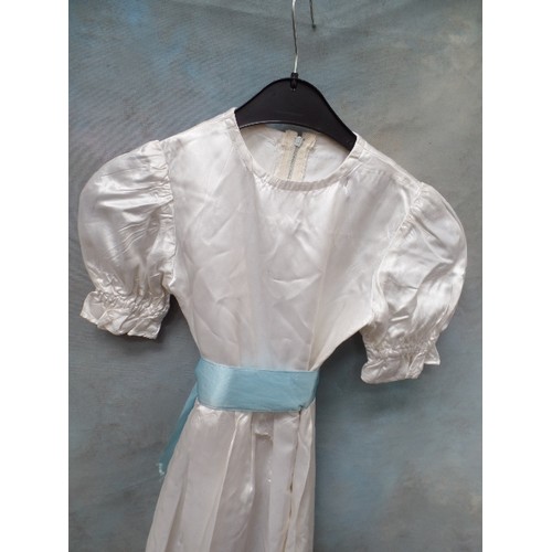 26A - VINTAGE THEATRICAL CLOTHING  - SET OF CHILDREN'S DRESSES WITH DIFFERENT COLOURED SASHES