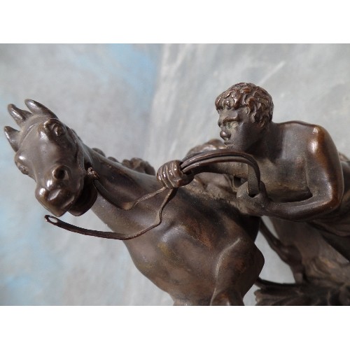 89A - A WELL MODELLED EARLY 20TH CENTURY BRONZE SCULPTURE OF THE 