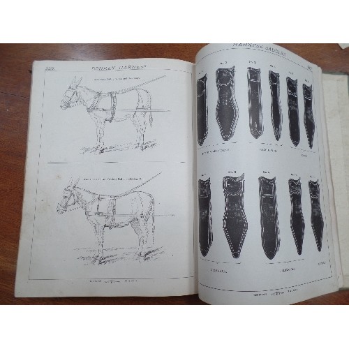 405 - HAMPSON & SCOTT'S EQUINE ALBUM, CIRCA 1900 - PROFUSELY ILLUSTRATED WITH BRASSES, BRIDLES, SADDLES, C... 