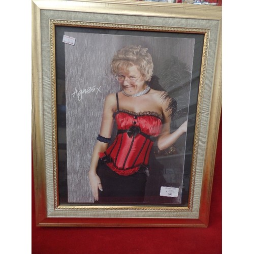 106 - 'AGNES'  MRS BROWNS BOYS  SAUCY PRINT, FRAMED AND GLAZED