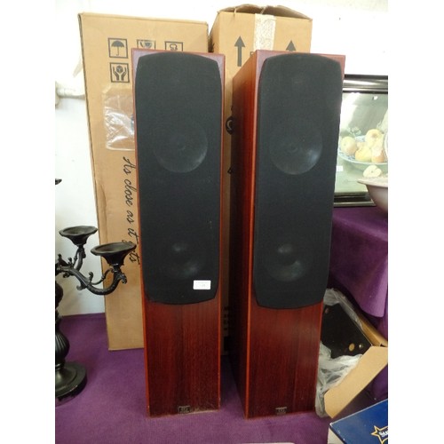 126 - MONIT0R AUDIO SILVER S6 SPEAKERS X 2 WITH BOX