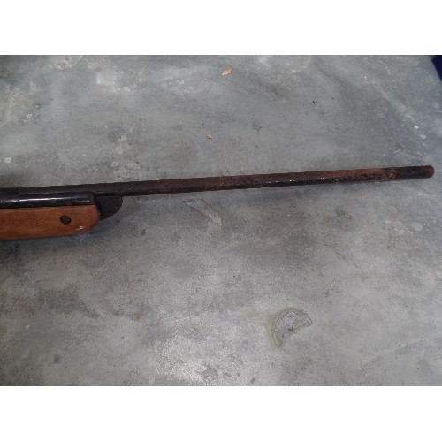 83 - BSA METEOR AIR RIFLE WITH BEECH STOCK AND SCOPE
