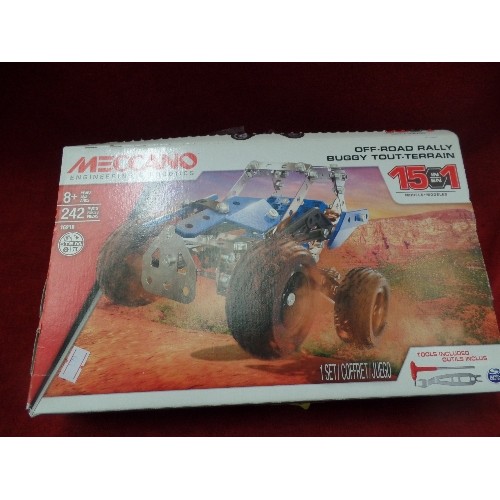 174 - MECCANO OFF-ROAD RALLY BUGGY TOUT-TERRAIN. APPEARS COMPLETE KIT READY FOR CONSTRUCTION.