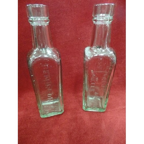 300 - 11 X VINTAGE GLASS BOTTLES. INCLUDES 'LUNG TONIC' 'MARSHALL BROS-HUNTINGDON' 'CAMP COFFEE' AND 'THAC... 