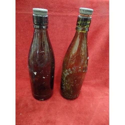 300 - 11 X VINTAGE GLASS BOTTLES. INCLUDES 'LUNG TONIC' 'MARSHALL BROS-HUNTINGDON' 'CAMP COFFEE' AND 'THAC... 