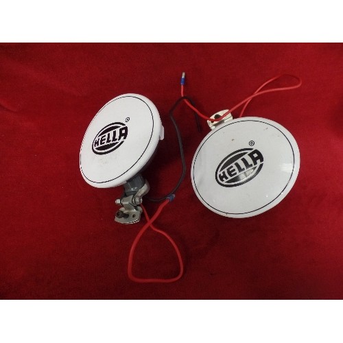 539 - PAIR OF HELLA SPOT LAMPS WITH COVERS