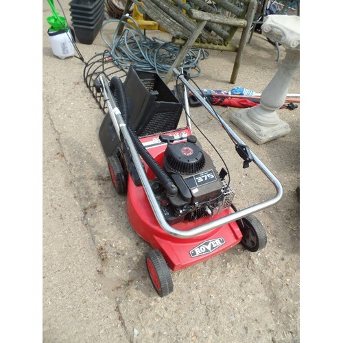 641 - ROVER ES/X PETROL MOWER WITH GRASS BOX