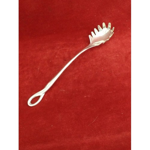 21 - A TIFFANY AND CO STERLING SILVER PADOVA PASTA SERVER BY ELSA PERETTI ITALY AND WITH T & CO AND LONDO... 