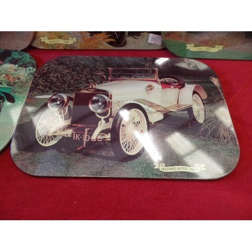 88 - SET OF 6 SMALL RETRO 'VINTAGE CAR THEMED' PLACE MATS.