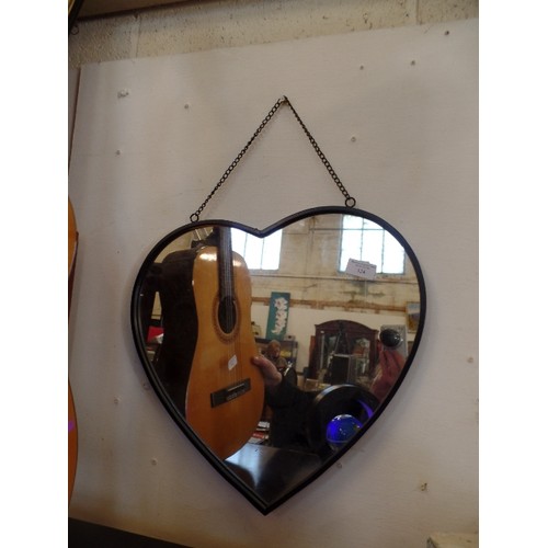 124 - HEART WALL MIRROR.