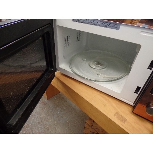 273 - WILKO ROSE-GOLD MICROWAVE OVEN.