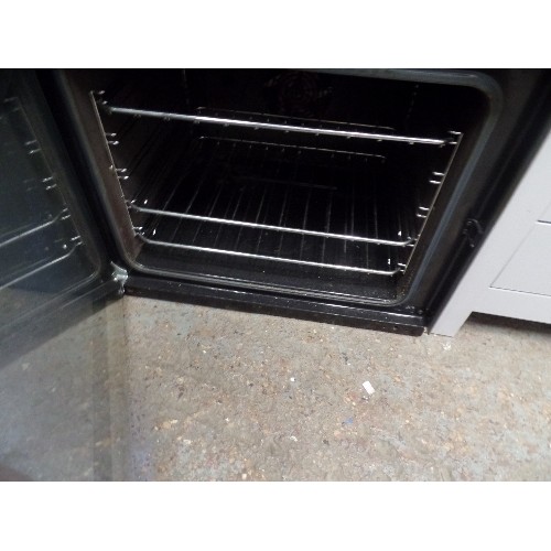 300 - AEG OVEN WITH INDUCTION HOB. BRUSHED STEEL/STAINLESS.