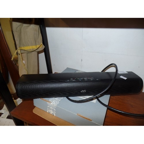 464 - JVC  COMPACT SOUNDBAR W/WIRELESS SUBWOOFER