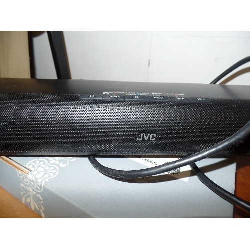 464 - JVC  COMPACT SOUNDBAR W/WIRELESS SUBWOOFER