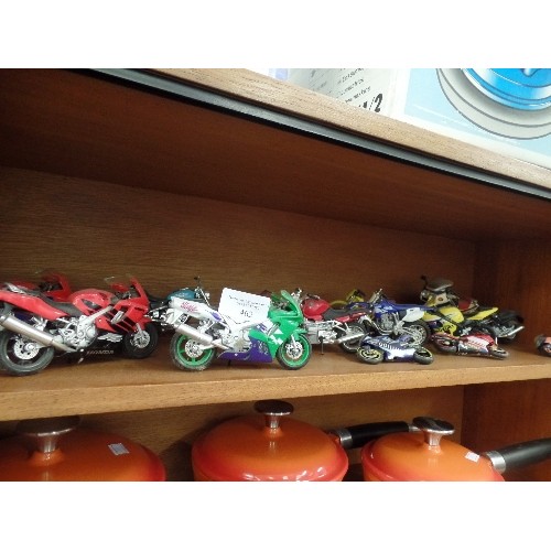 462 - COLLECTION OF MODEL MOTORCYCES