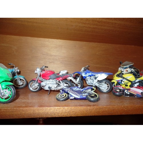 462 - COLLECTION OF MODEL MOTORCYCES