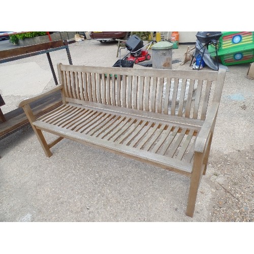 507 - TEAK GARDEN BENCH