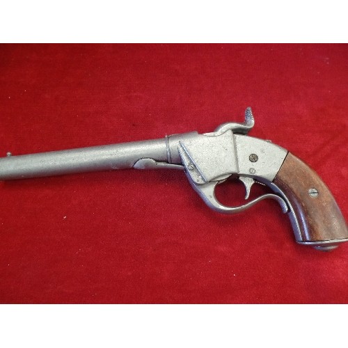 11 - A REPLICA SHARPES 1852 PISTOL FIRST SINGLE SHOT UNDER LEVER CARTRIDGE PISTOL