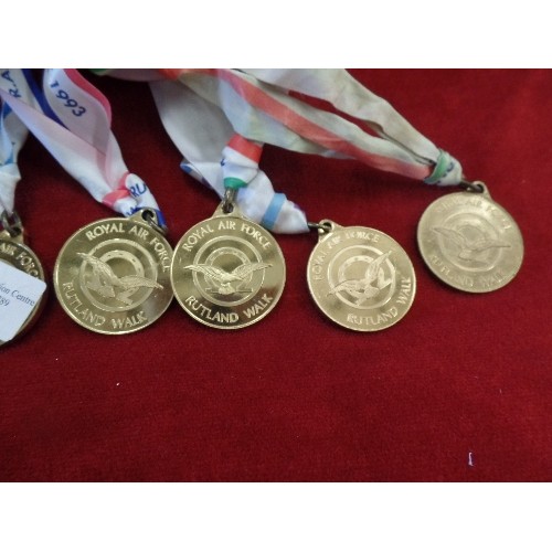 8 - LARGE COLLECTION OF R.A.F. MEDALS  FOR SPORTS