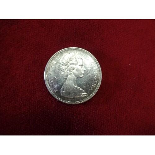 15 - SILVER CANADIAN ONE DOLLAR 1967