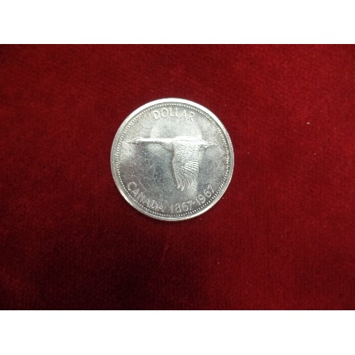 15 - SILVER CANADIAN ONE DOLLAR 1967