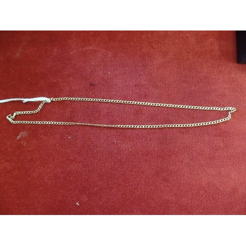 17 - 9ct GOLD NECKLACE LENGTH 18