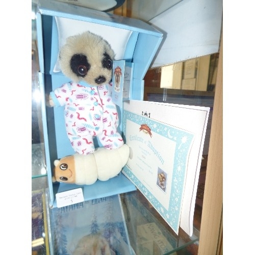 3 - MEERKAT TOY COLLECTION OLEG  WITH POSTAGE BOX