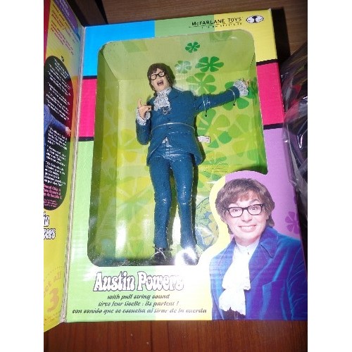 539 - MCFARLANE TOYS BOXED AUSTIN POWERS 9 INCH COLLECTABLE FIGURE IN ORIGINAL BOX