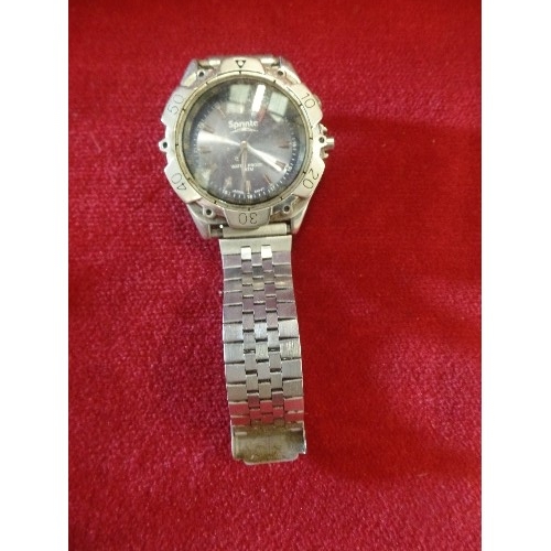 38 - A SPRINTO GENTS WRIST WATCH AND A LIMIT GOLD PLATE WATCH