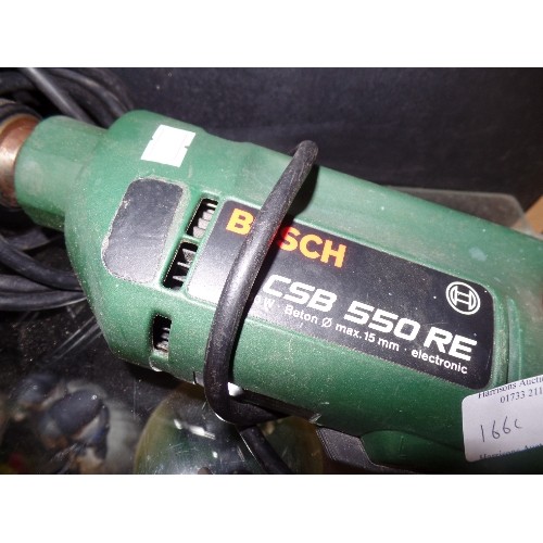 166C - BOSCH CSB 550 RE ELECTRIC HAMMER DRILL