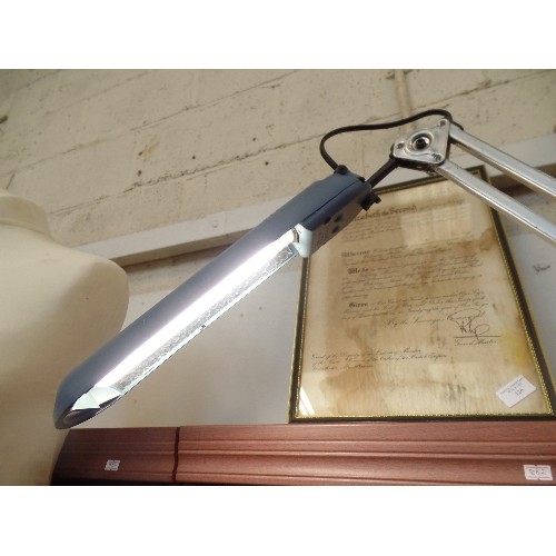 127 - FLOURESCENT DESK/TASK LAMP.