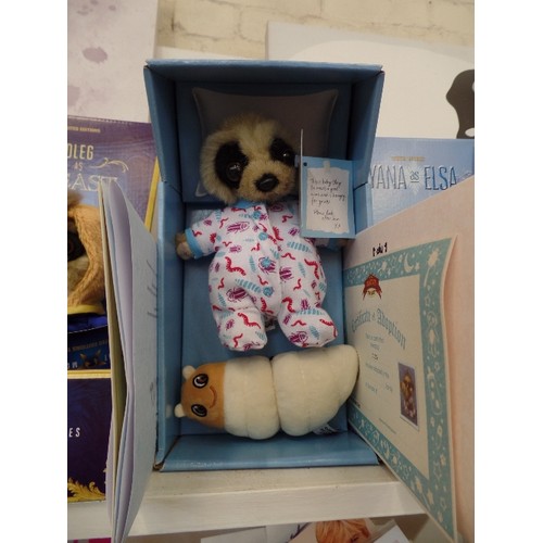 68 - 3 LIMITED EDITION MEERKATS FROM COMPARE THE MARKET. AYANA AS ELSA FROM FROZEN, OLEG AS BEAST FROM BE... 