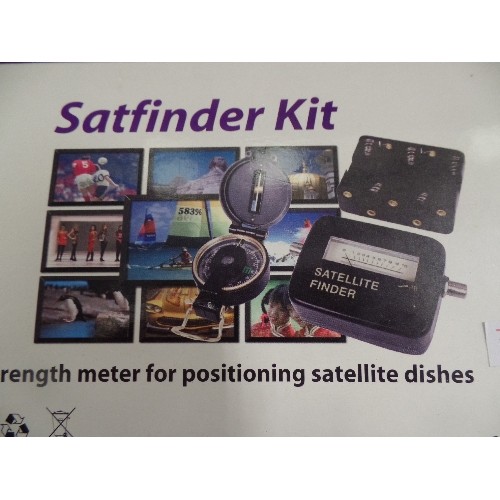 72 - SATFINDER METER KIT. SIGNAL STRENGTH METER FOR POSITIONING SATELLITE DISHES.