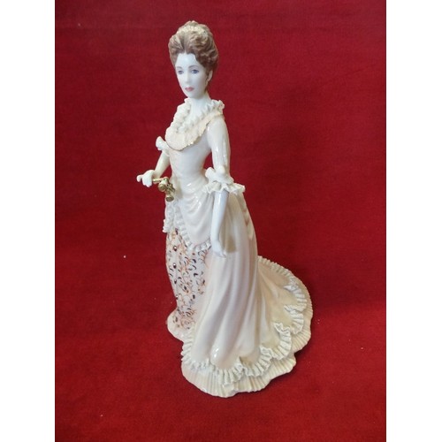 63 - LIMITED EDITION PORCELAIN FIGURE VICTORIA & ALBERT MUSEUM COLLECTION 