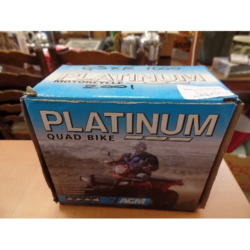 240C - PLATINUM QUAD BIKE BATTERY PACK. ALSO FOR ALL-TERRAIN/ SNOWMOBILES/ LAWNMOWERS ETC.